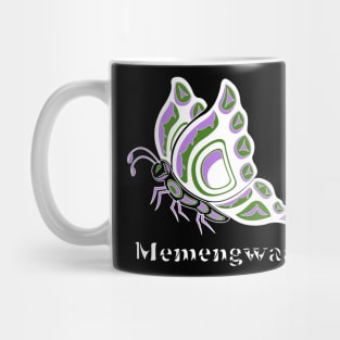 Memengwaa (Butterfly) Genderqueer Pride Mug